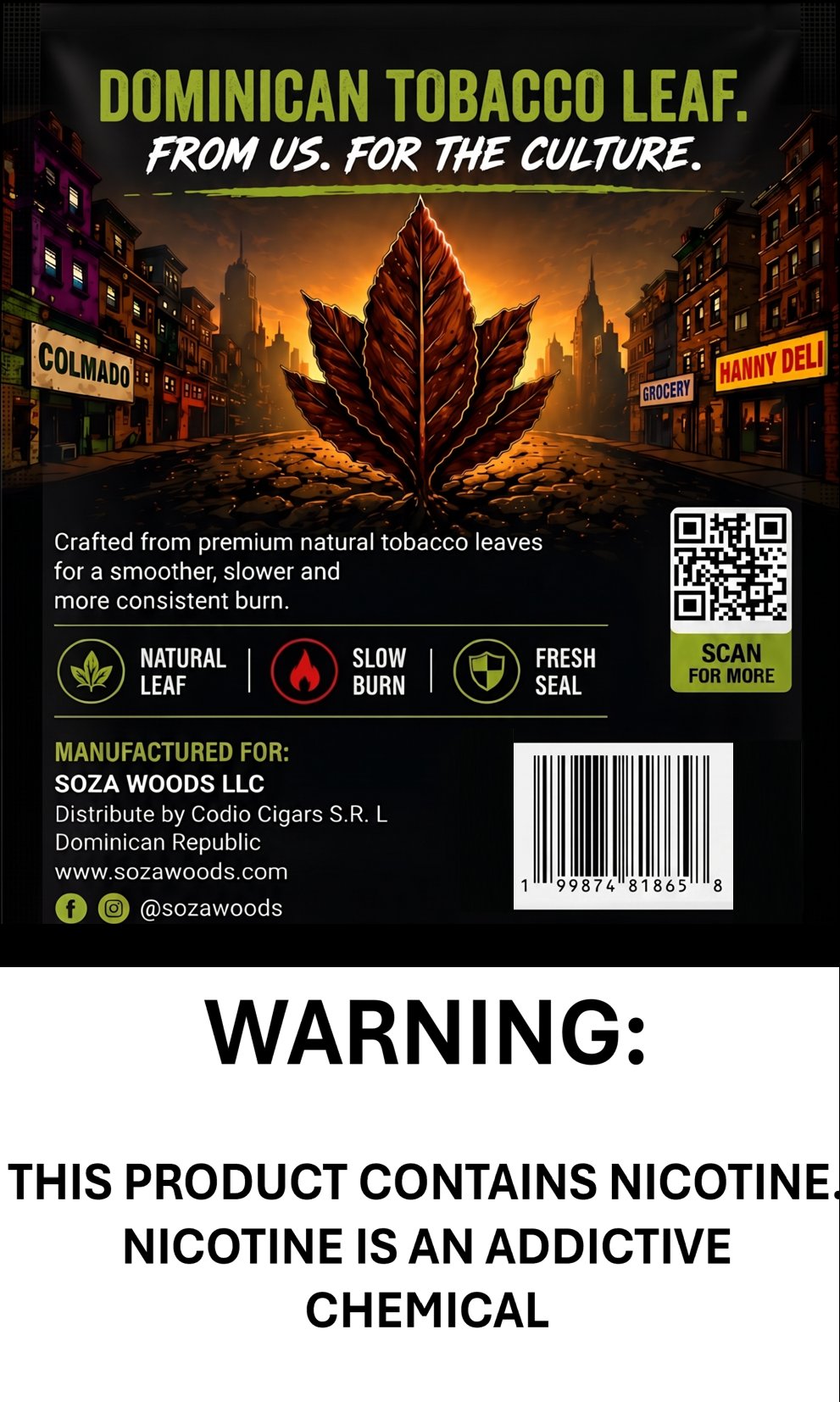 Soza Woods — Pack Details